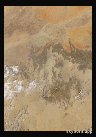 The Earth on 7 October 2025 · Sahara, Algeria