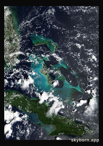 The Earth on 8 October 2025 · Bahamas