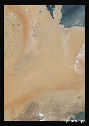 The Earth on 10 October 2025 · Empty Quarter, Arabia