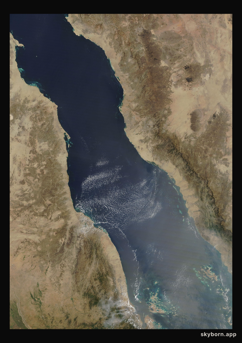 The Earth on 11 October 2025 · Red Sea