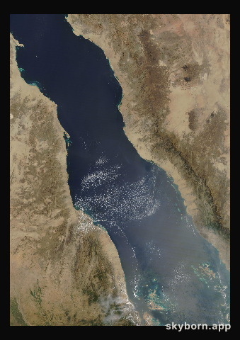 The Earth on 11 October 2025 · Red Sea