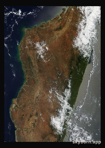 The Earth on 12 October 2025 · Madagascar