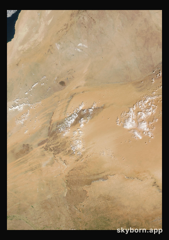 The Earth on 23 October 2025 · Eye of the Sahara, Mauritania
