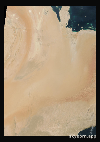 The Earth on 24 October 2025 · Empty Quarter, Arabia