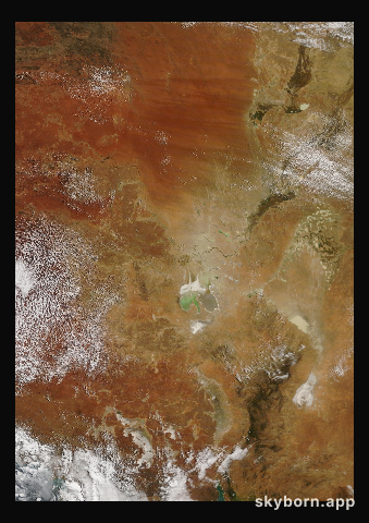The Earth on 28 October 2025 · Lake Eyre, Australia
