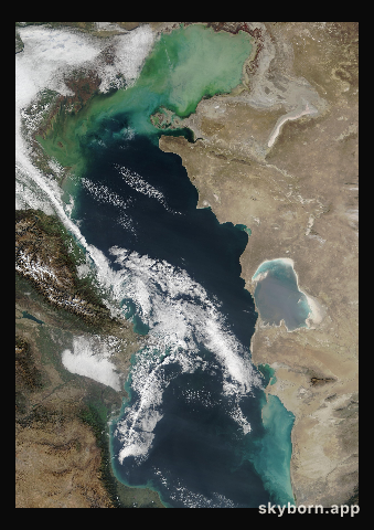 The Earth on 7 November 2025 · Caspian Sea