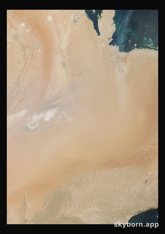 The Earth on 8 November 2025 · Empty Quarter, Arabia