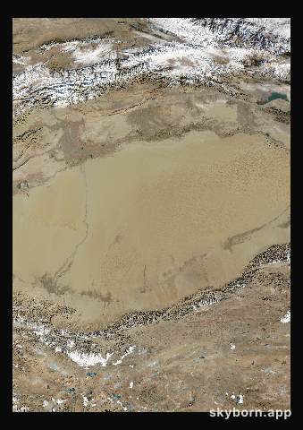 The Earth on 28 November 2025 · Taklamakan Desert