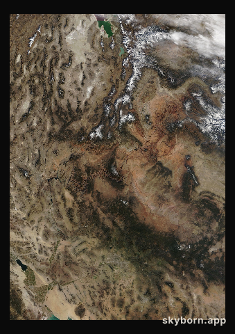The Earth on 11 December 2025 · Colorado Plateau