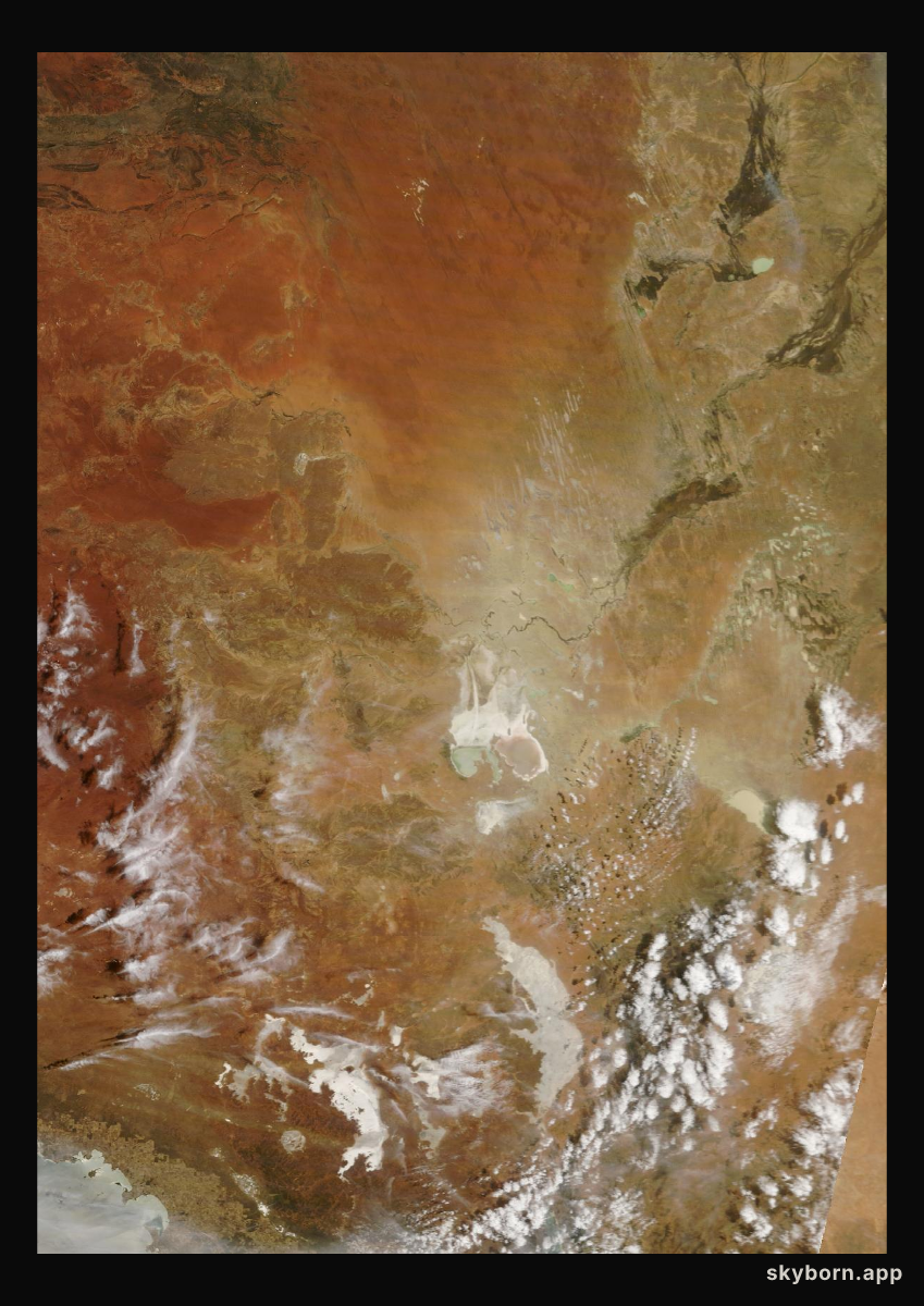 The Earth on 12 December 2025 · Lake Eyre, Australia