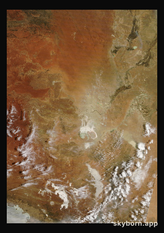 The Earth on 12 December 2025 · Lake Eyre, Australia