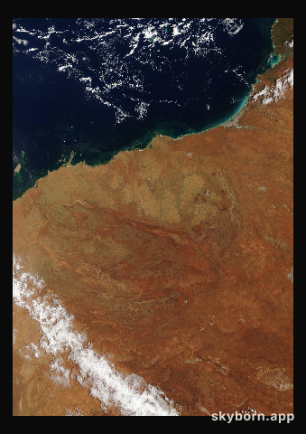 The Earth on 18 December 2025 · Pilbara, Western Australia