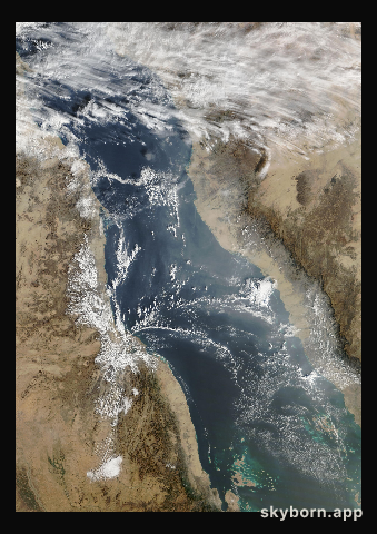 The Earth on 25 December 2025 · Red Sea