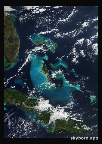 The Earth on 27 December 2025 · Bahamas