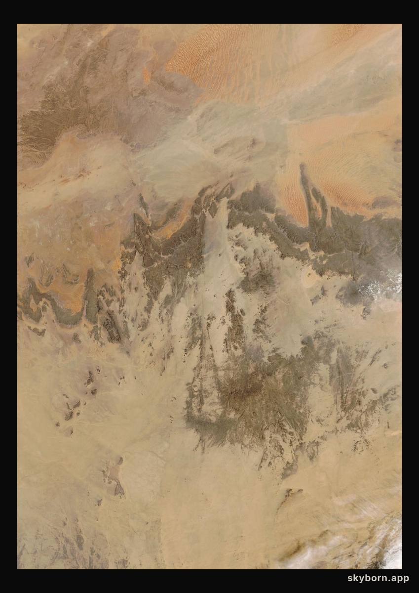 The Earth on 25 January 2026 · Sahara, Algeria
