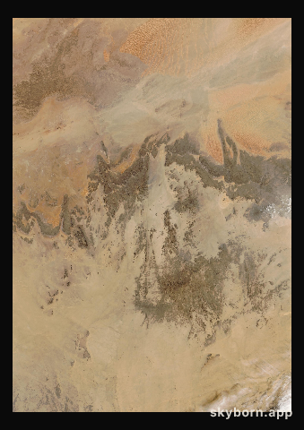 The Earth on 25 January 2026 · Sahara, Algeria