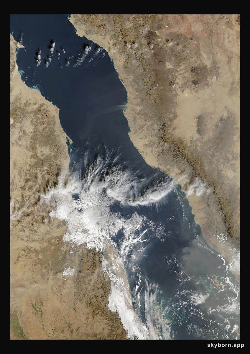 The Earth on 26 January 2026 · Red Sea