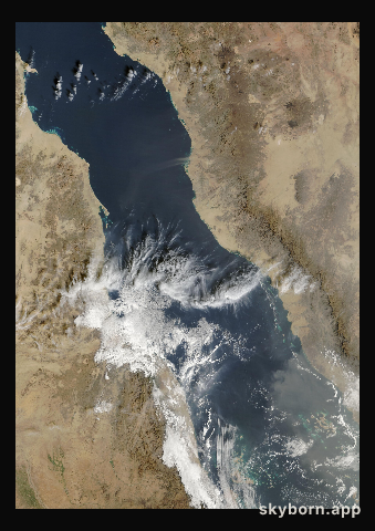 The Earth on 26 January 2026 · Red Sea