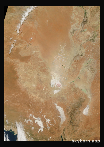 The Earth on 27 January 2026 · Lake Eyre, Australia