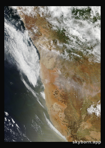 The Earth on 28 January 2026 · Namib Desert