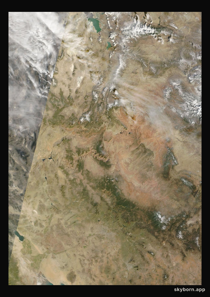 The Earth on 31 January 2026 · Colorado Plateau