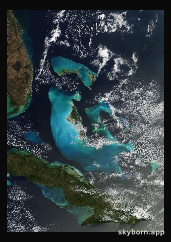 The Earth on 10 February 2026 · Bahamas