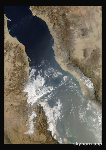 The Earth on 13 February 2026 · Red Sea