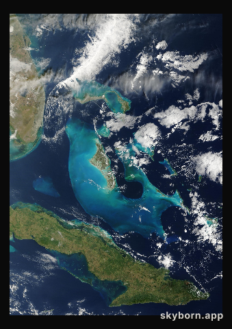 The Earth on 19 February 2026 · Bahamas