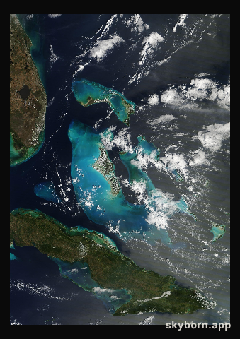 The Earth on 20 February 2026 · Bahamas