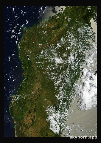 The Earth on 24 February 2026 · Madagascar