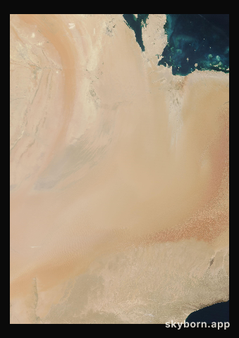 The Earth on 26 February 2026 · Empty Quarter, Arabia