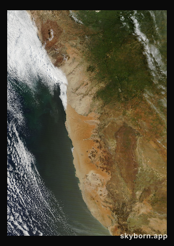 The Earth on 27 February 2026 · Namib Desert