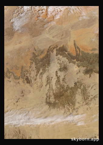 The Earth on 11 March 2026 · Sahara, Algeria