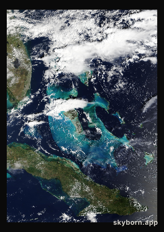 The Earth on 14 March 2026 · Bahamas