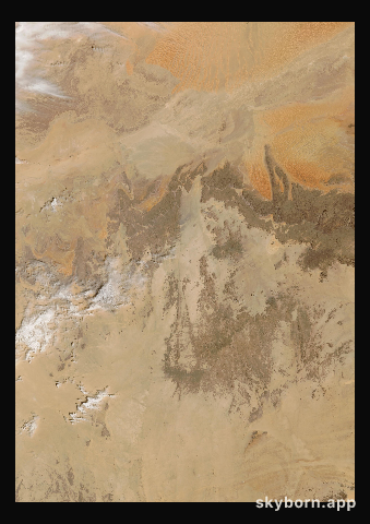 The Earth on 18 March 2026 · Sahara, Algeria