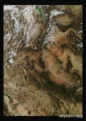 The Earth on 21 March 2026 · Colorado Plateau