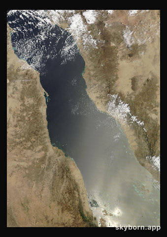 The Earth on 25 March 2026 · Red Sea