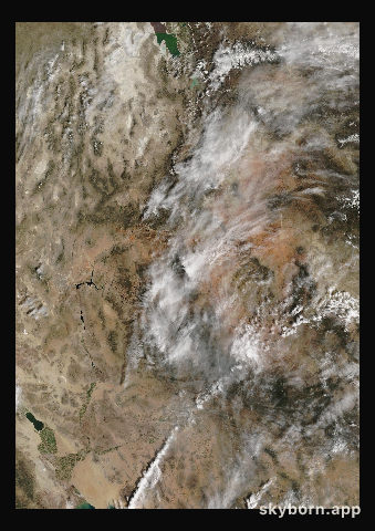 The Earth on 28 March 2026 · Colorado Plateau