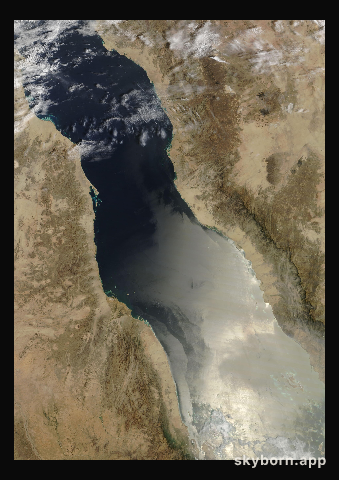 The Earth on 30 March 2026 · Red Sea