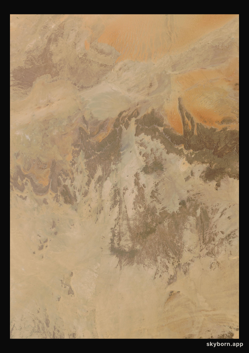 The Earth on 2 April 2026 · Sahara, Algeria