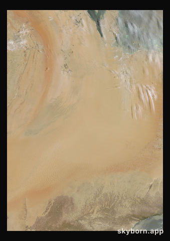 The Earth on 3 April 2026 · Empty Quarter, Arabia