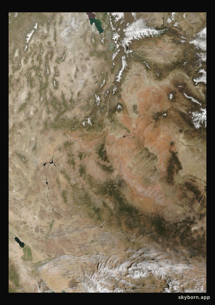 The Earth on 4 April 2026 · Colorado Plateau