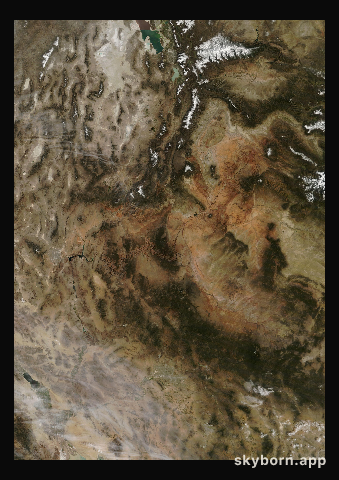 The Earth on 5 April 2026 · Colorado Plateau