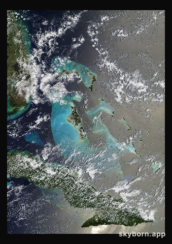 The Earth on 11 April 2026 · Bahamas