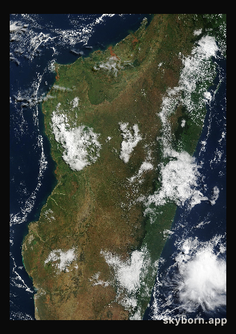 The Earth on 17 April 2026 · Madagascar