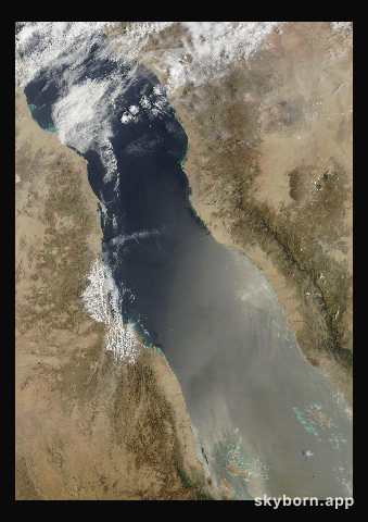 The Earth on 19 April 2026 · Red Sea
