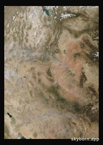 The Earth on 24 April 2026 · Colorado Plateau