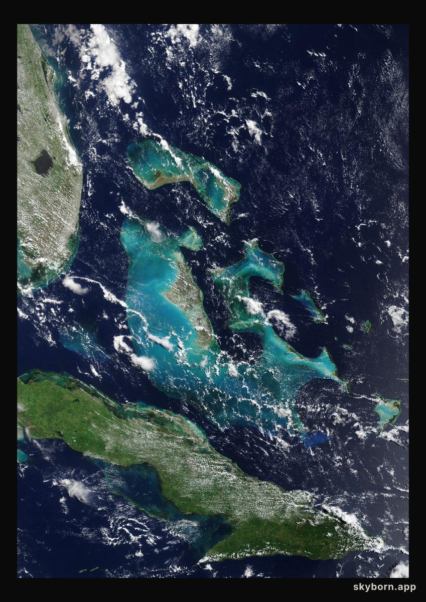 The Earth on 23 May 2026 · Bahamas