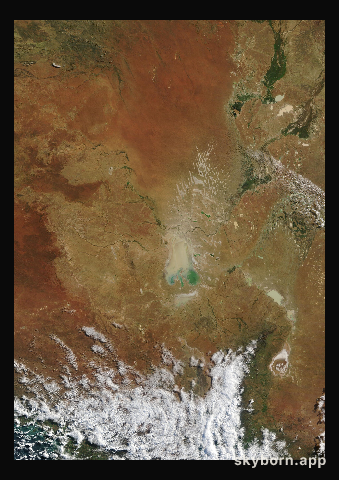 The Earth on 2 June 2026 · Lake Eyre, Australia