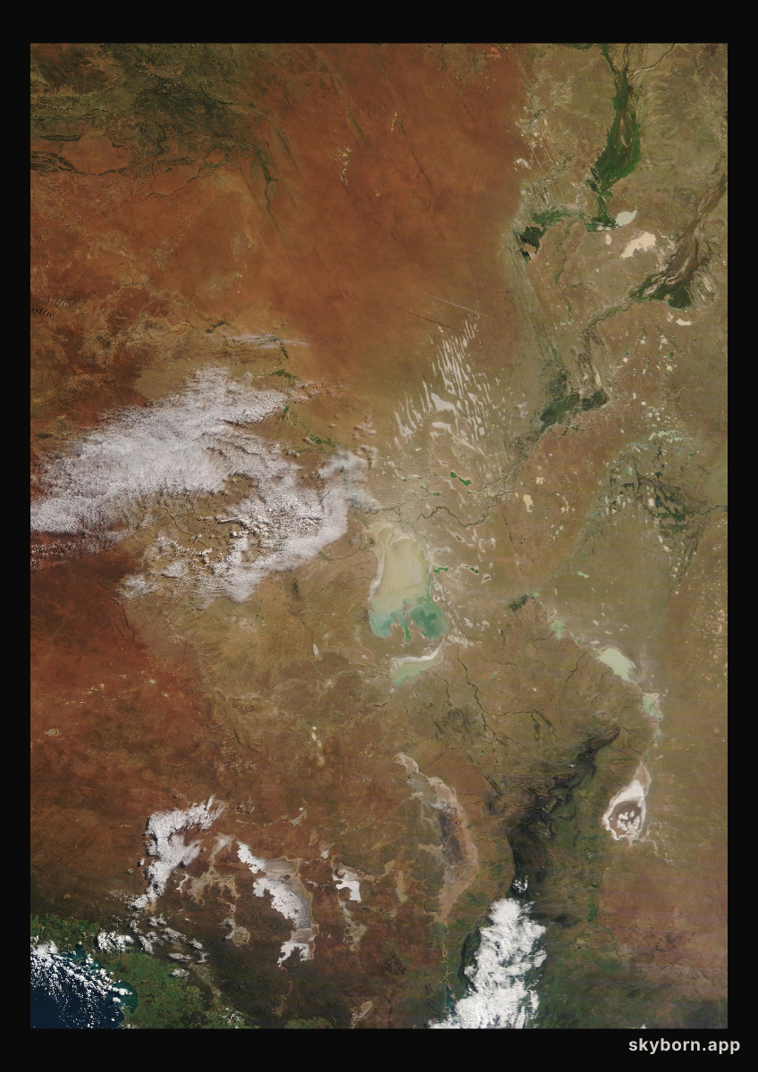 The Earth on 5 June 2026 · Lake Eyre, Australia
